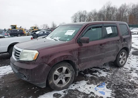 2013 Honda Pilot Ex-L из США, поврежденный, VIN 5FNYF4H5XDB081444